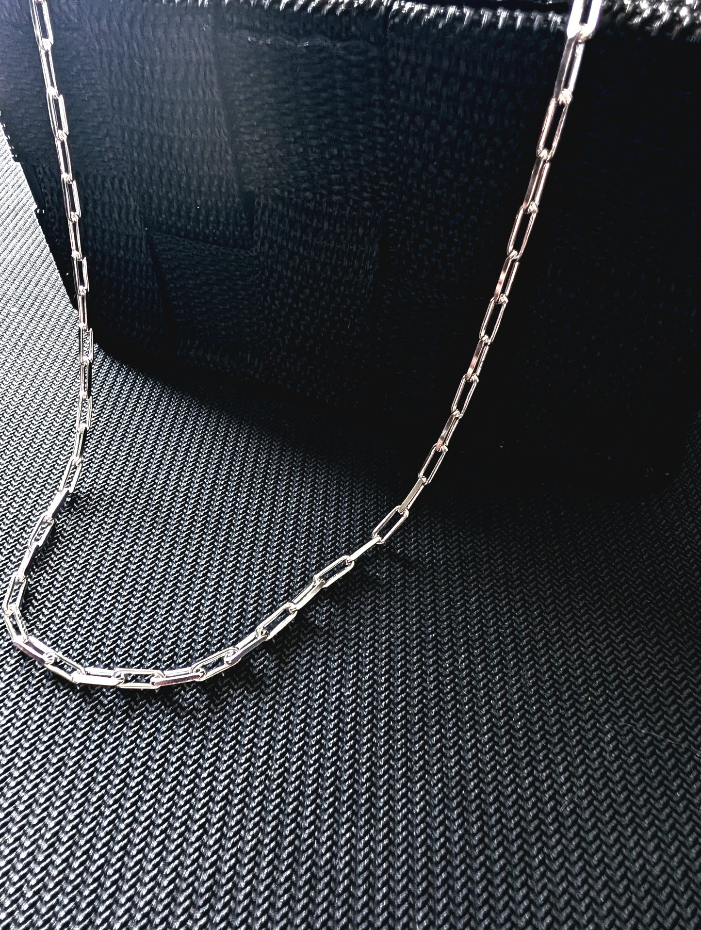 Silver Paperclip Necklace