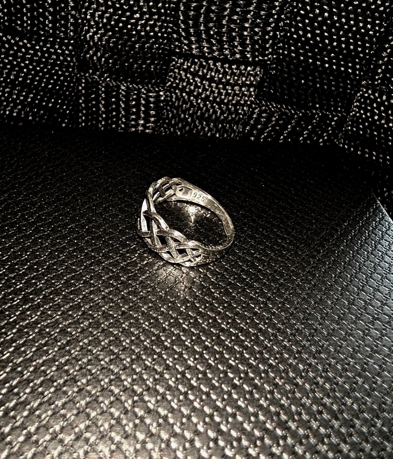 Silver Woven Knot Ring