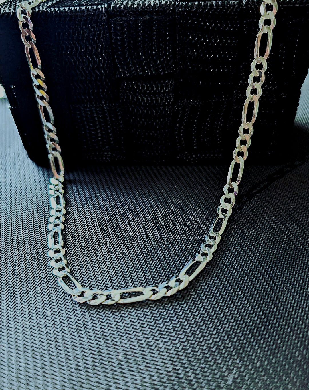 Silver Figaro Chain Necklace