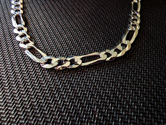 Silver Figaro Chain Necklace