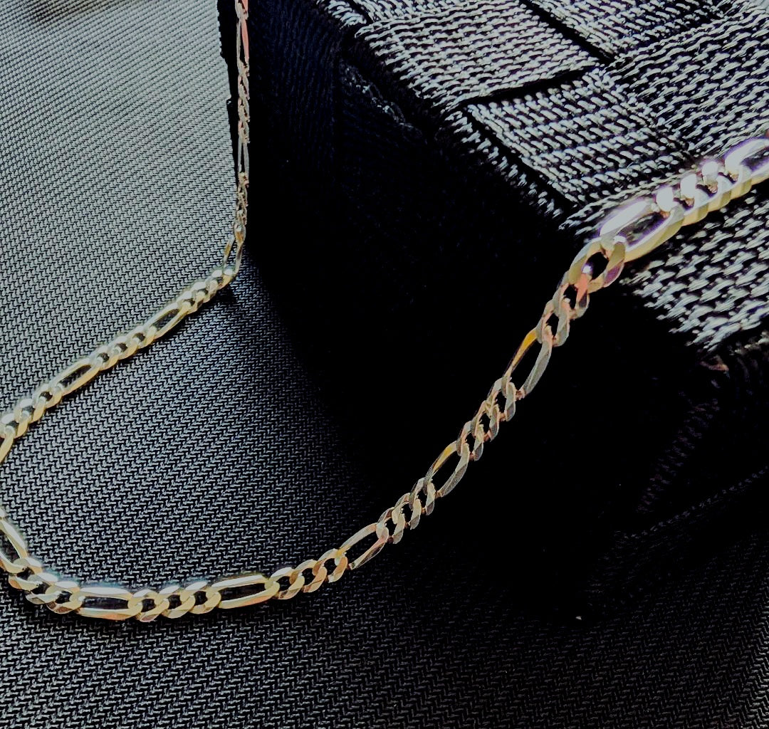 Silver Figaro Chain Necklace