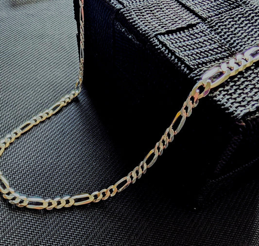 Silver Figaro Chain Necklace