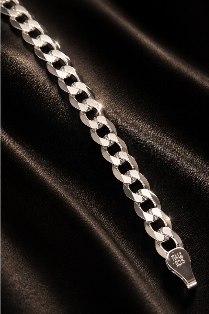 Sterling Silver Curb Bracelet
