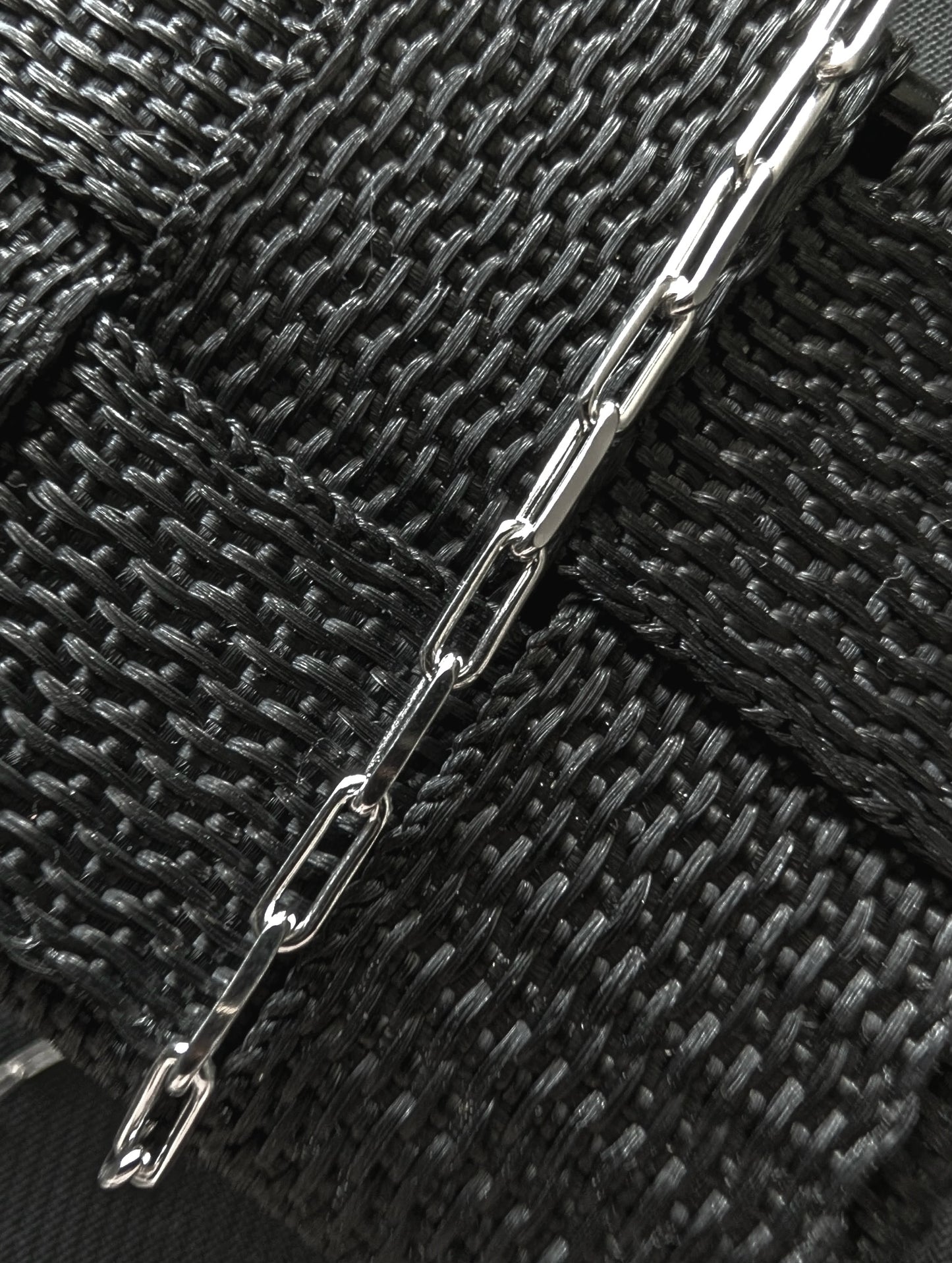 Silver Paperclip Bracelet
