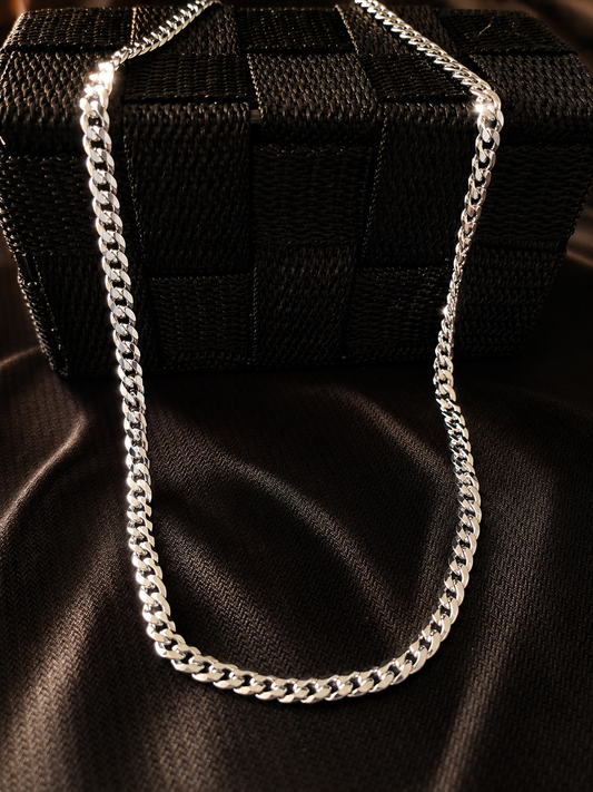 Sterling Silver Curb Necklace