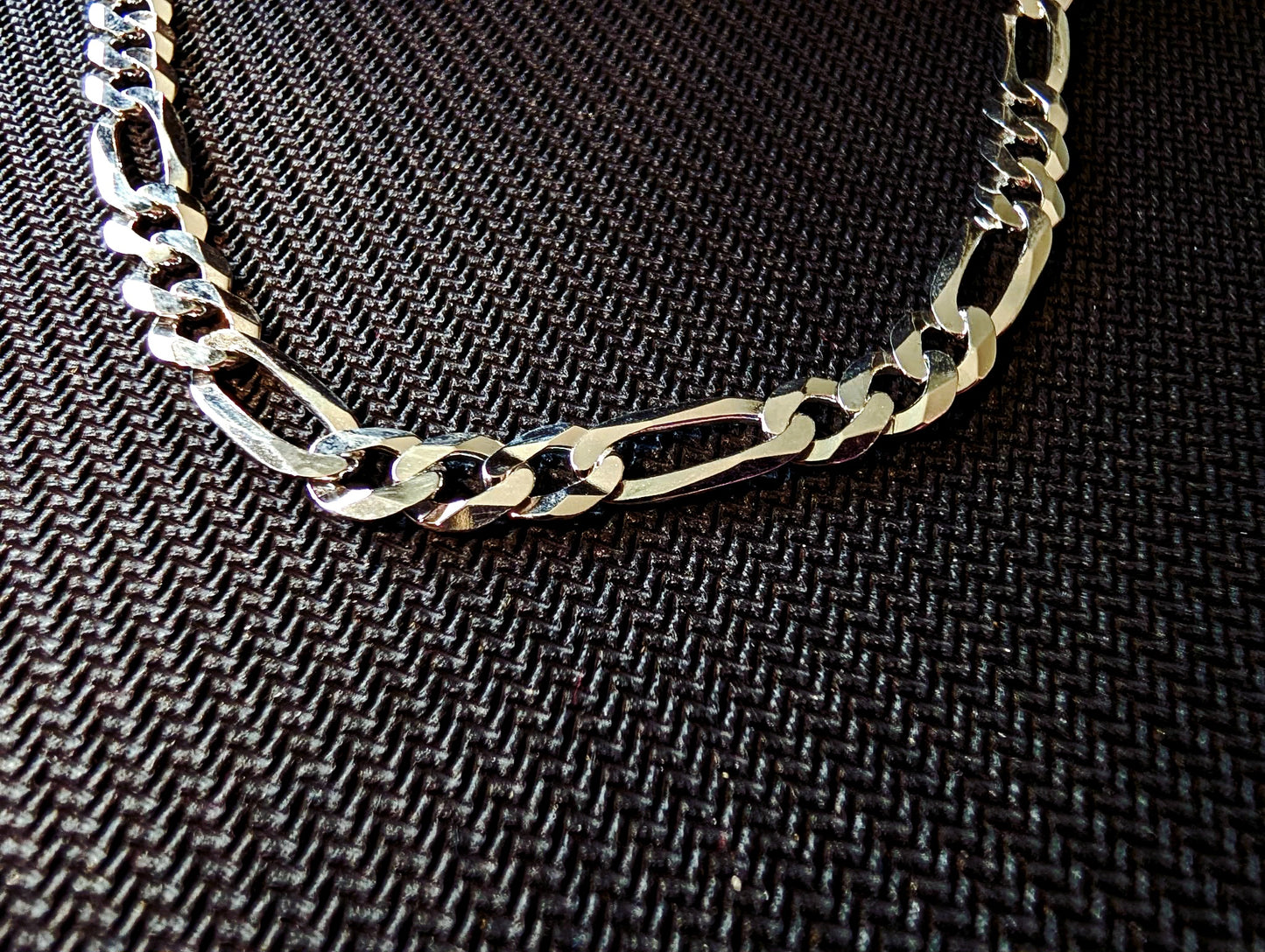 Silver Figaro Chain Necklace